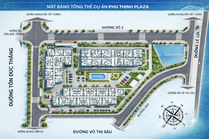 Mặt bằng tổng thể dự án Phú Thịnh Plaza